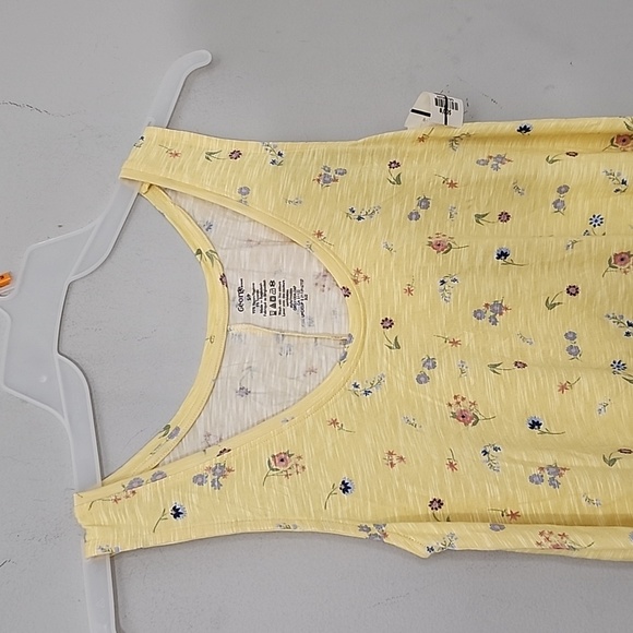Floral Yellow tank - Picture 2 of 4